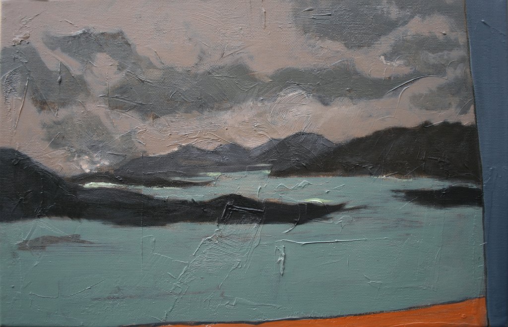 Loch II - 6P - huile sur toile